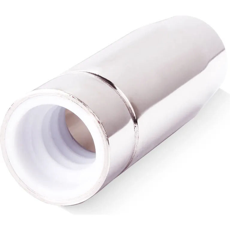 Сопло МВ-15 різьбове повністю мідь Т2(М1) хромоване ізолятор фторопласт Ф-4 для пальника MIG/MAG вага нетто 25,4 гр VITA