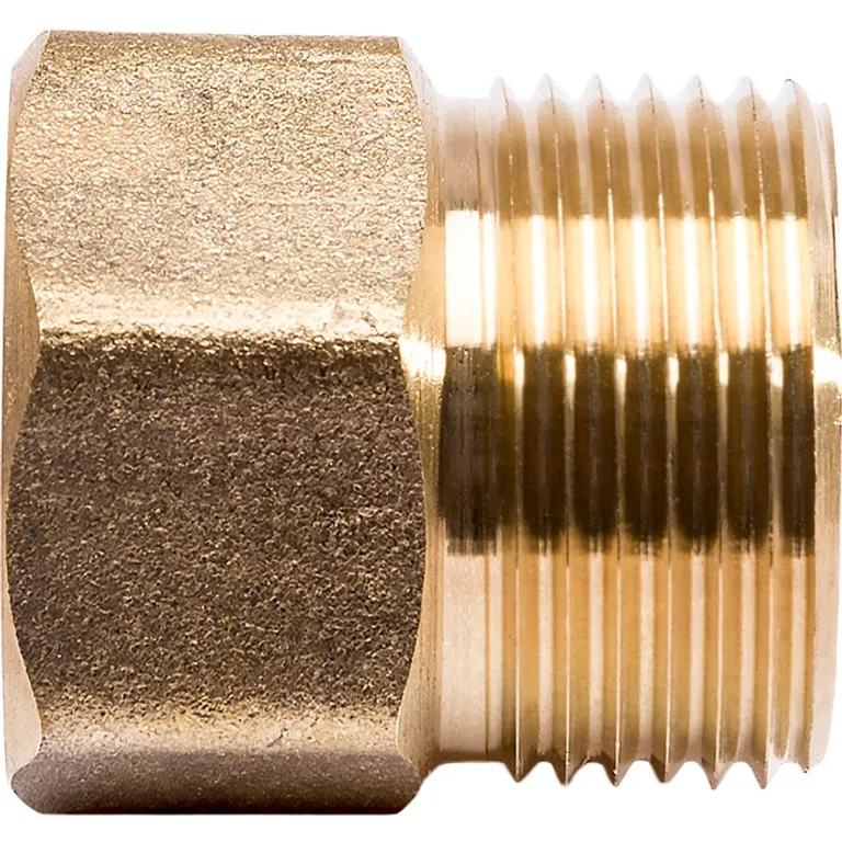 Перехідник балон-редуктор G-3/4 зовнішня W-21.8 (Сп 21,8) внутрішня Краматорськ (метал латунь) з малого кисневого балона на звичайий кисневий редуктор