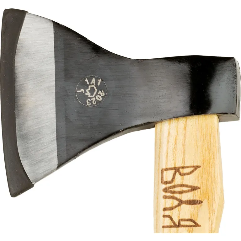 Сокира ВОЛЯ кована сталева з руківьям клеймо А1 вага 1,0 кг (топорище 43 см ясен сухий)